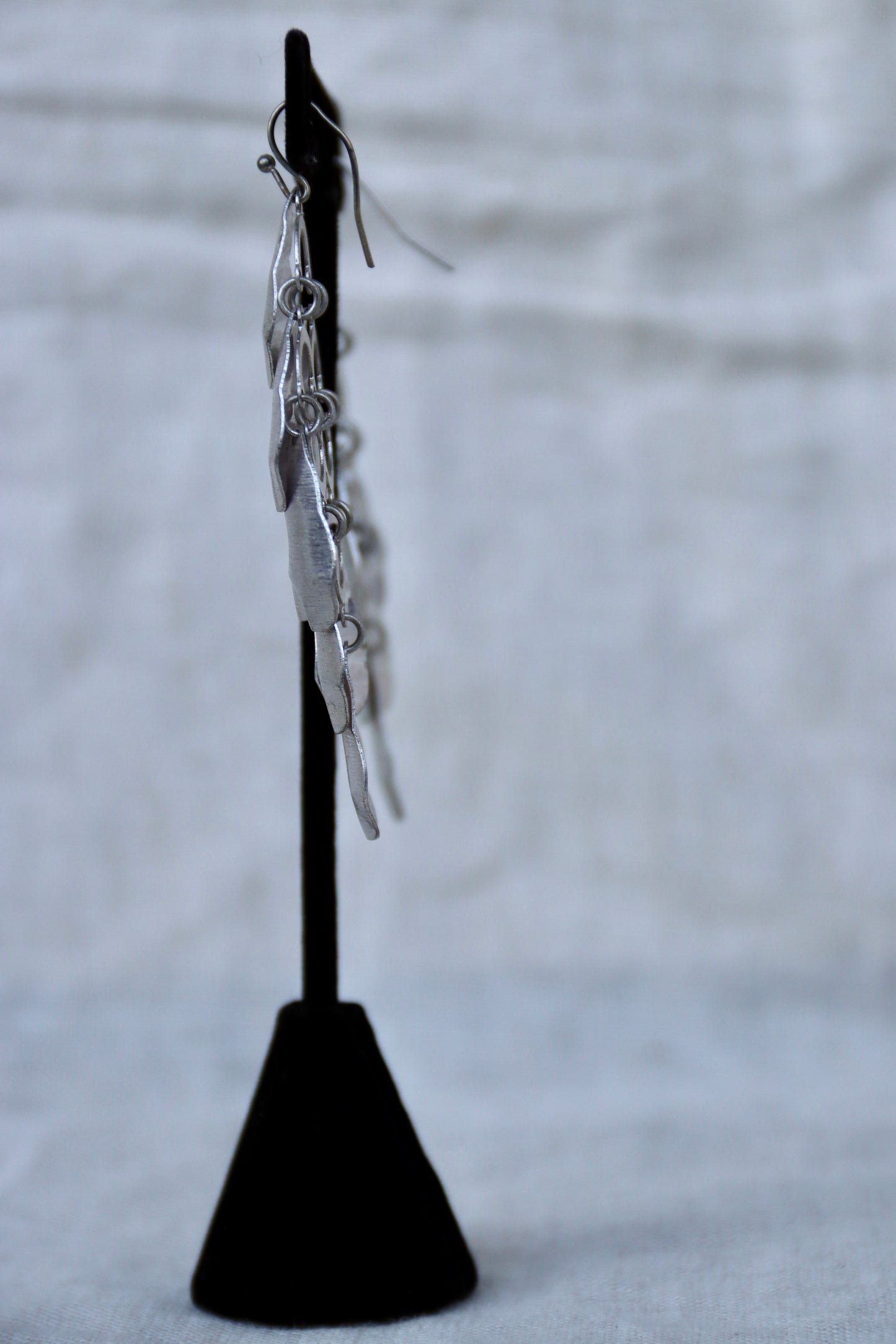Winifred Wager Sterling Silver Leaf Earrings