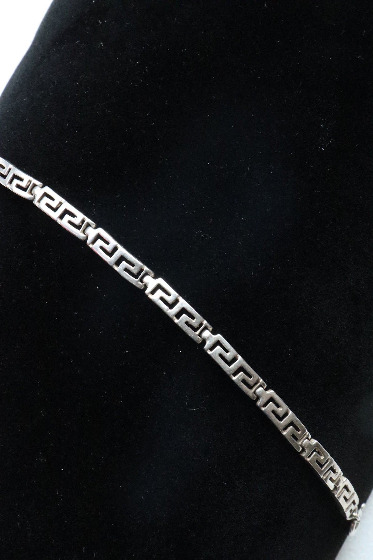 Sterling Silver Greek key (meander) bracelet