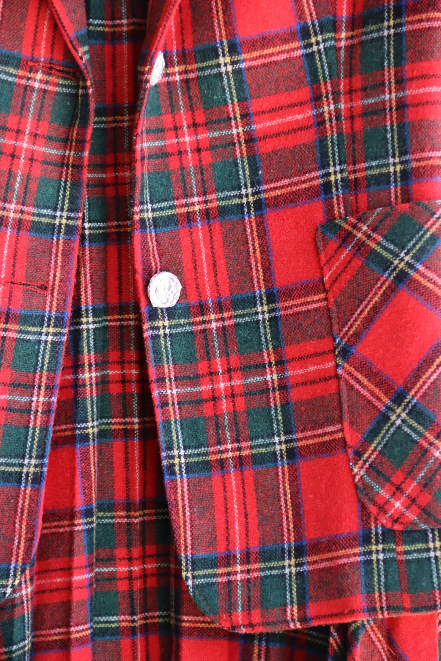Ira Joyce Tartan Wool Skirt and Jacket Set
