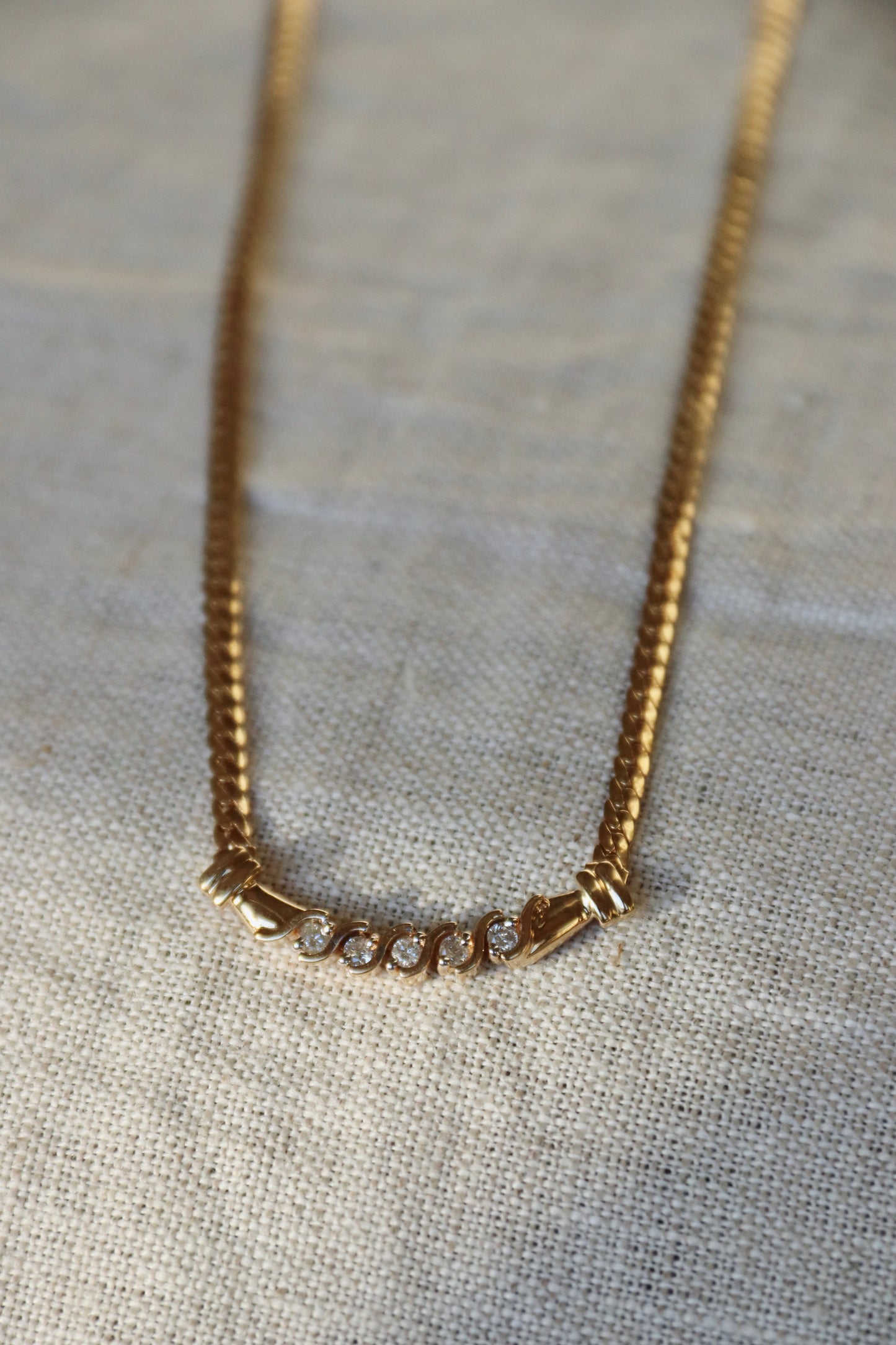 14K 0.16 CTW Diamond Pendant Necklace