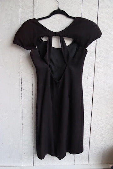 Night Way Black Cutout Dress