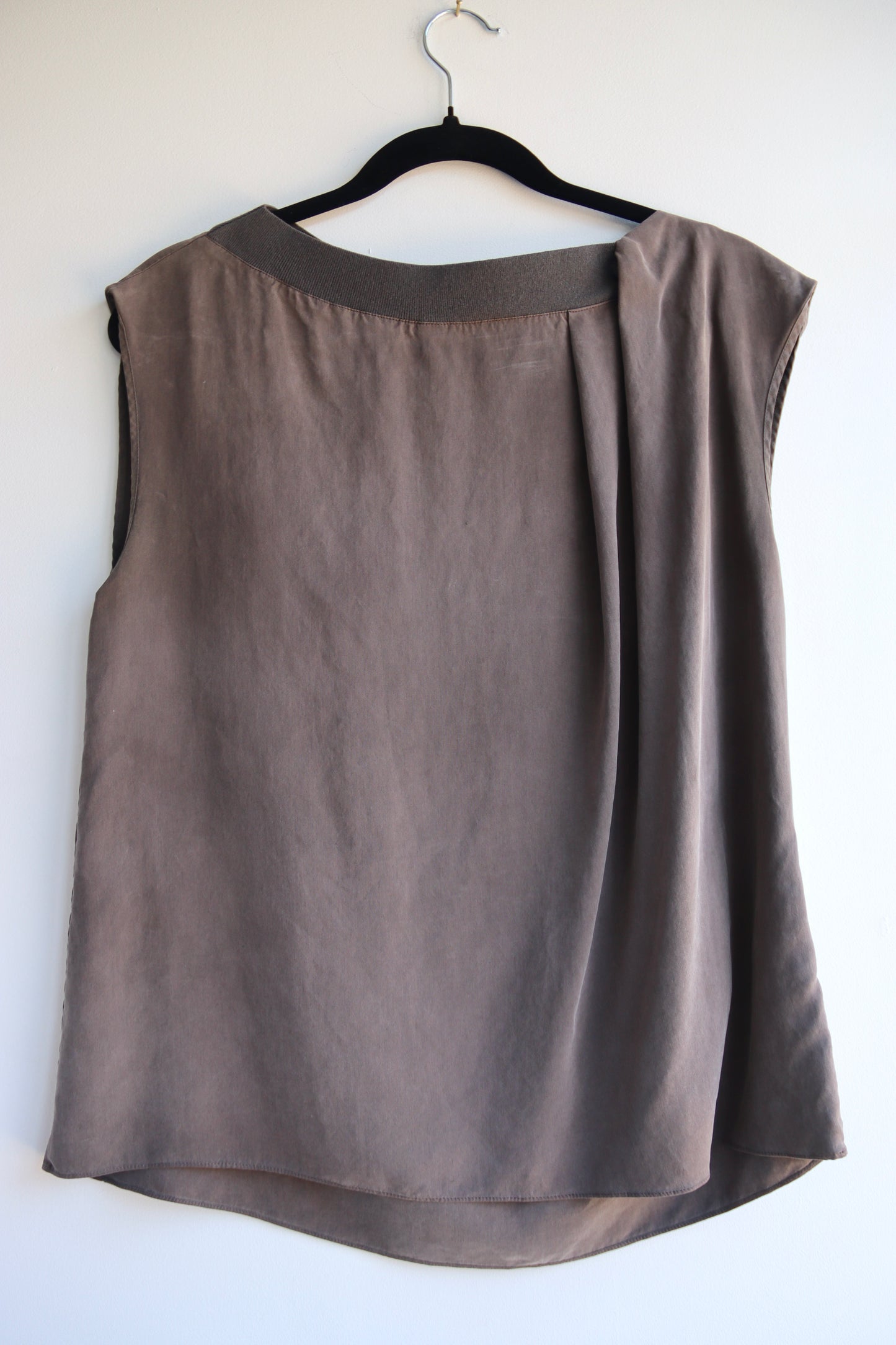 Elie Tahari Asymetrical Silk Top