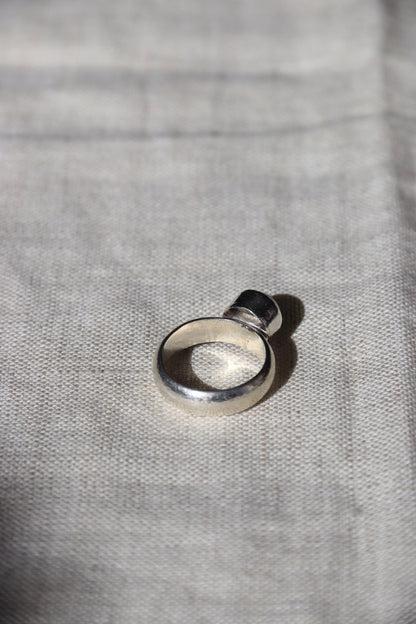 Sterling Silver and Pearl Ring