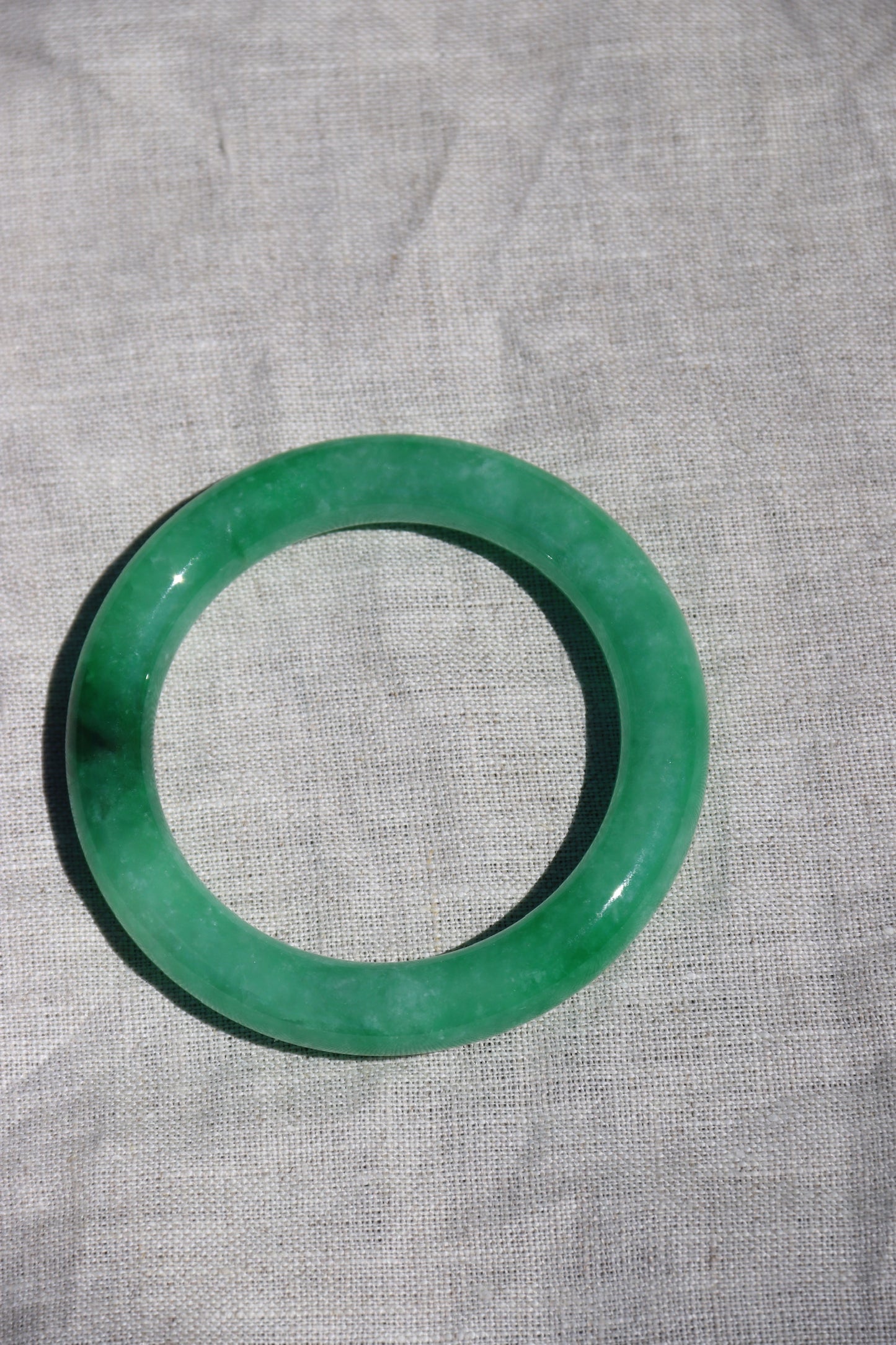 Jadeite Hololith Bangles
