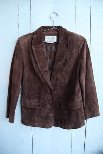 Margaret Godfrey Brown Leather Jacket