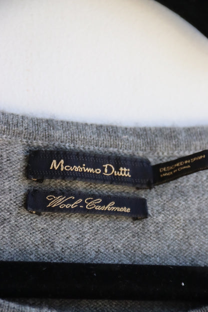 Massimo Dutti Grey Knit Dress - as is