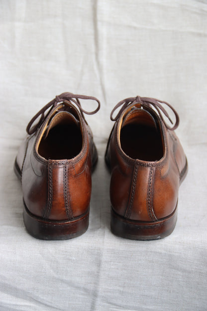 Vanlier Brown Leather Dress Shoes - 8