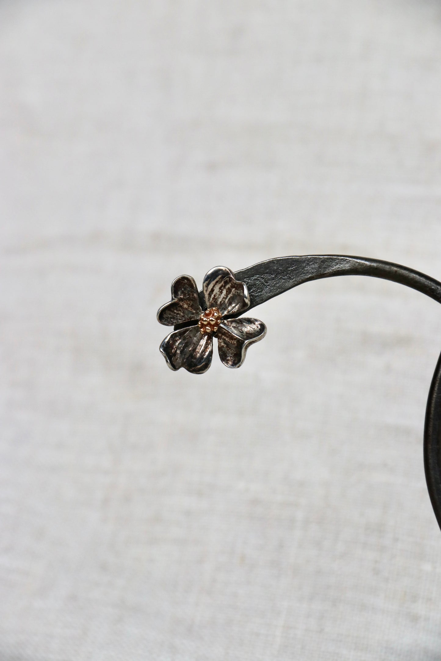 Dogwood Flower Stud Earrings