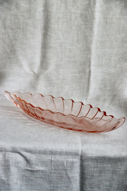 Pink Oval Dish