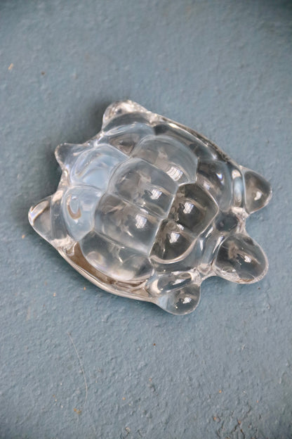 Daum Crystal Turtle Paperweight