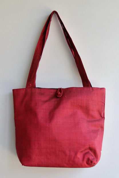 Wild Boar Creek Red Silk Bag
