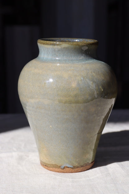 Studio Ceramic Green and Blue Vase