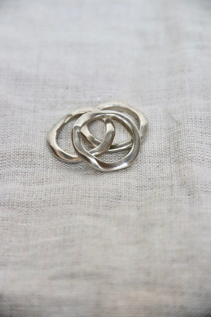 Jill Platner Wavy Stacker - Set of Three Rings