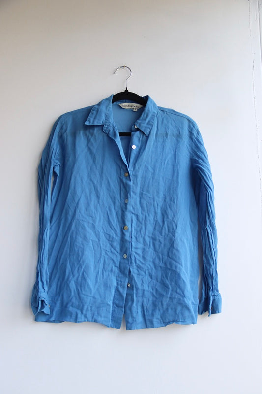 Vintage David Brooks Blue Top