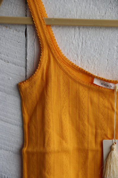 Doen NWT Shae Yellow Tank Top