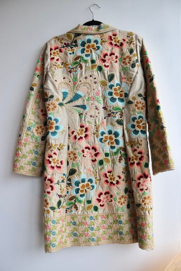 Biya by Johnny Was Embroidered Coat
