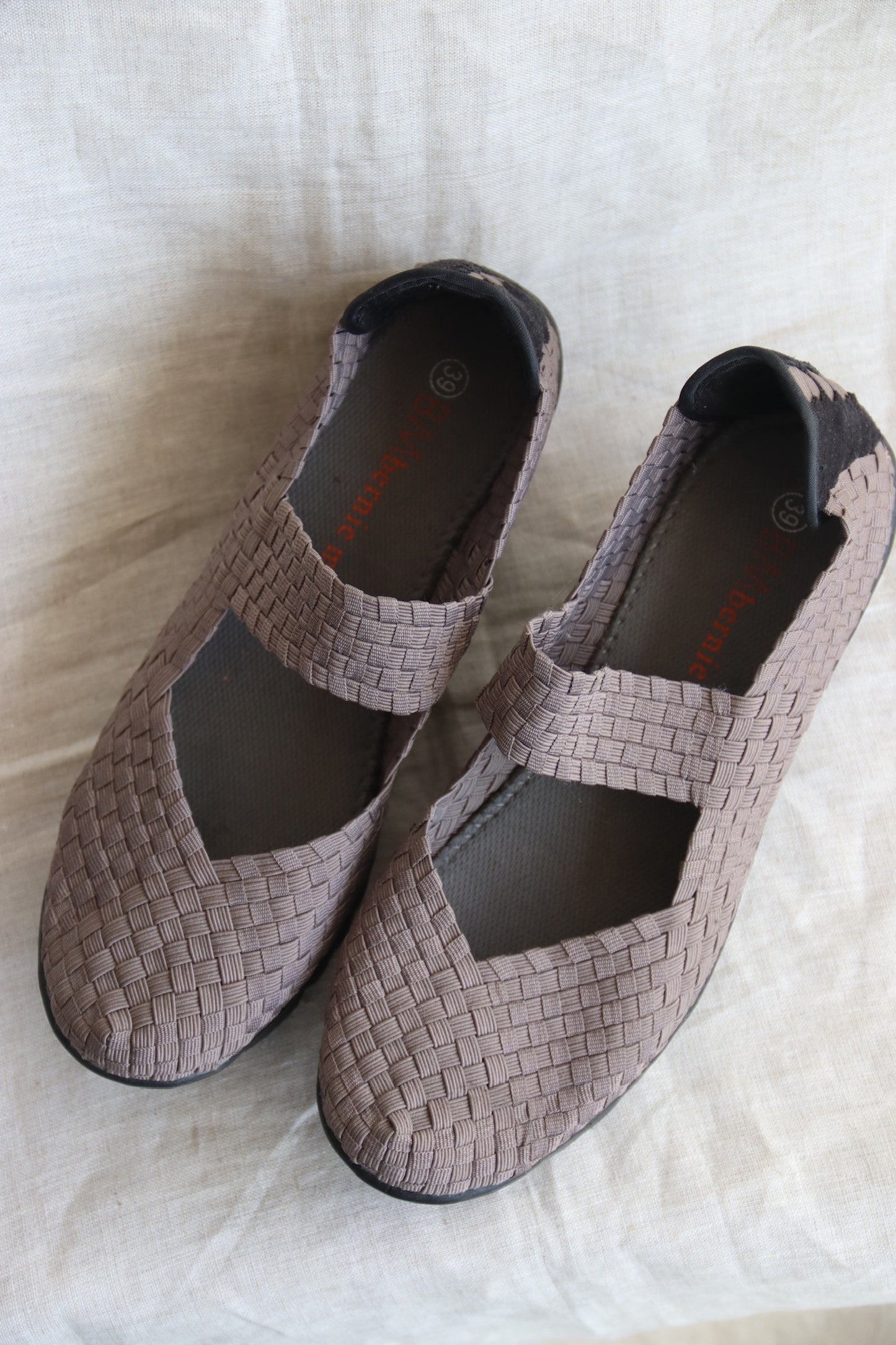 Bernie Mev Lulia Woven Wedge Heels