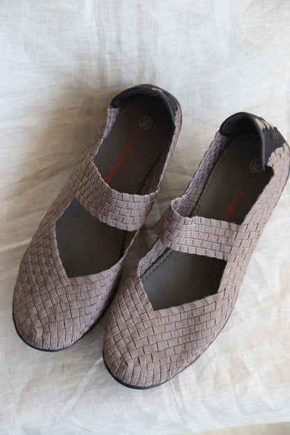Bernie Mev Lulia Woven Wedge Heels