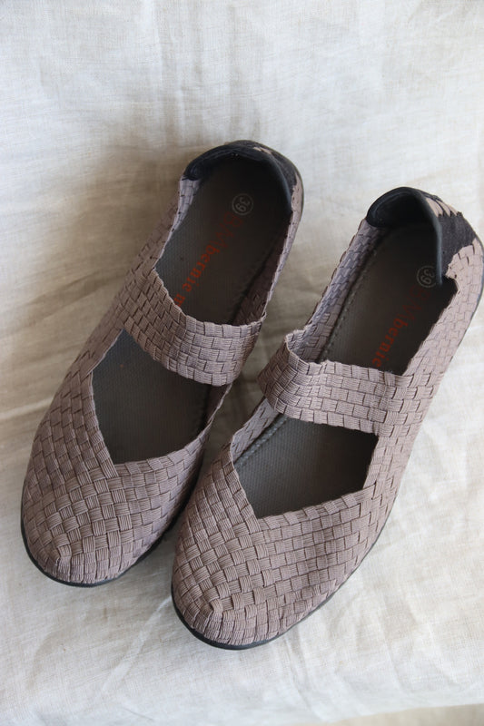 Bernie Mev Lulia Woven Wedge Heels