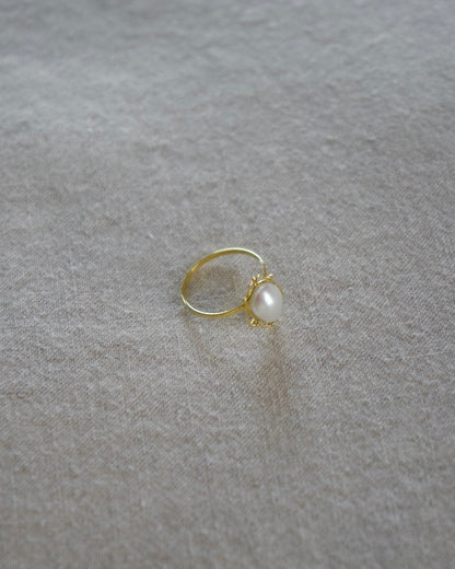 Pearl Ring - 14k