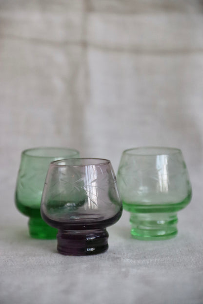 Set of 3 Mini Shot Glasses