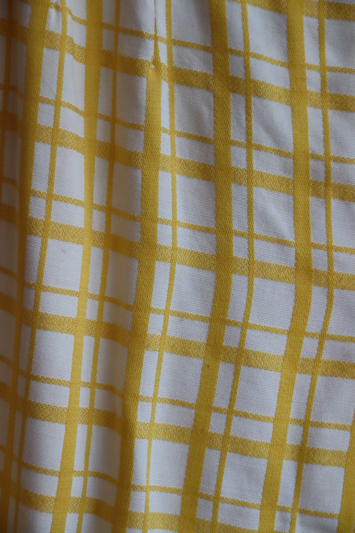 Yellow Plaid Shorts - 1970s