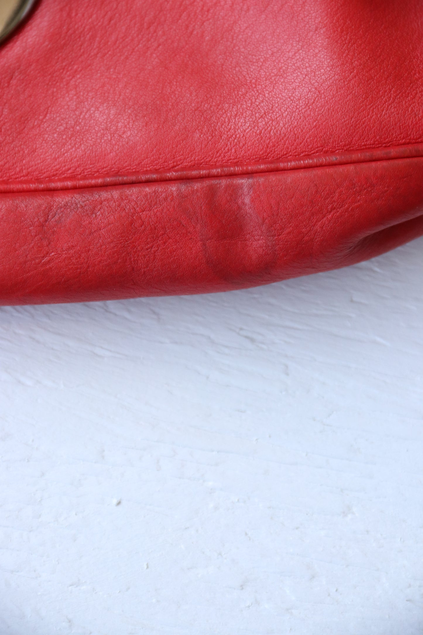 Marc Jacobs Red Leather Bag -as is