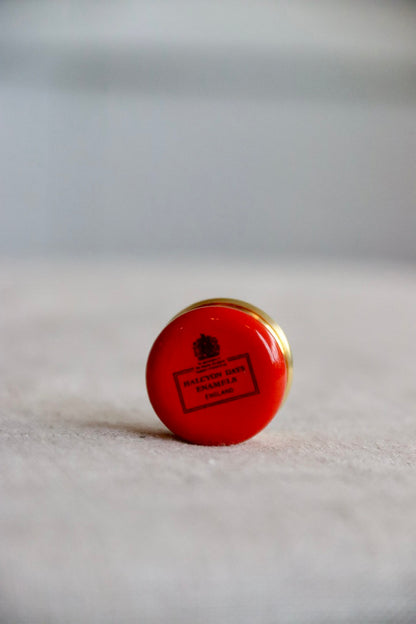 Halcyon Days Enamel Box with Letter