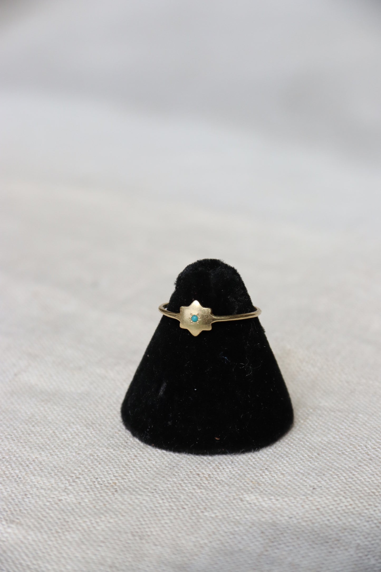 Marisa Mason Solar Ring - gold and turquoise