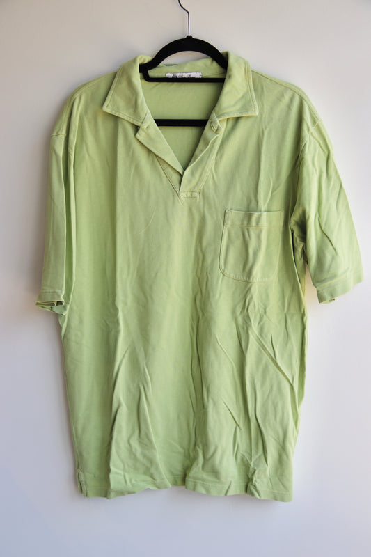 Vintage Loro Piana Green Polo Tshirt