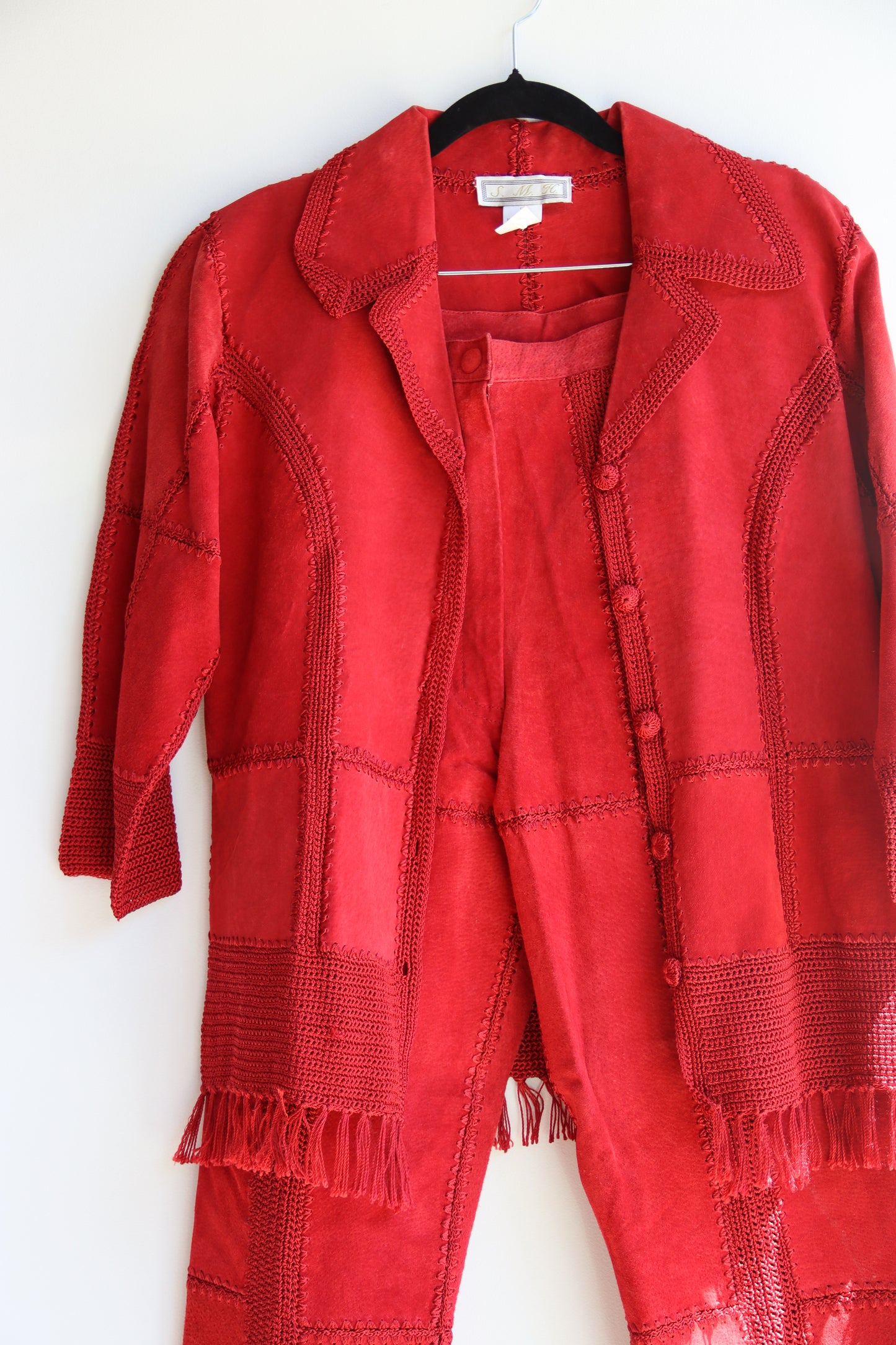 S.D.H Red Leather Set