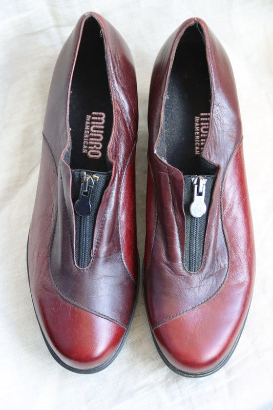 Munro "Berkley" Maroon Shoe