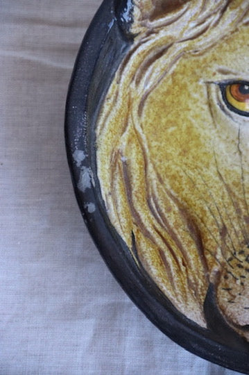 Vintage Italian Lion Bowl