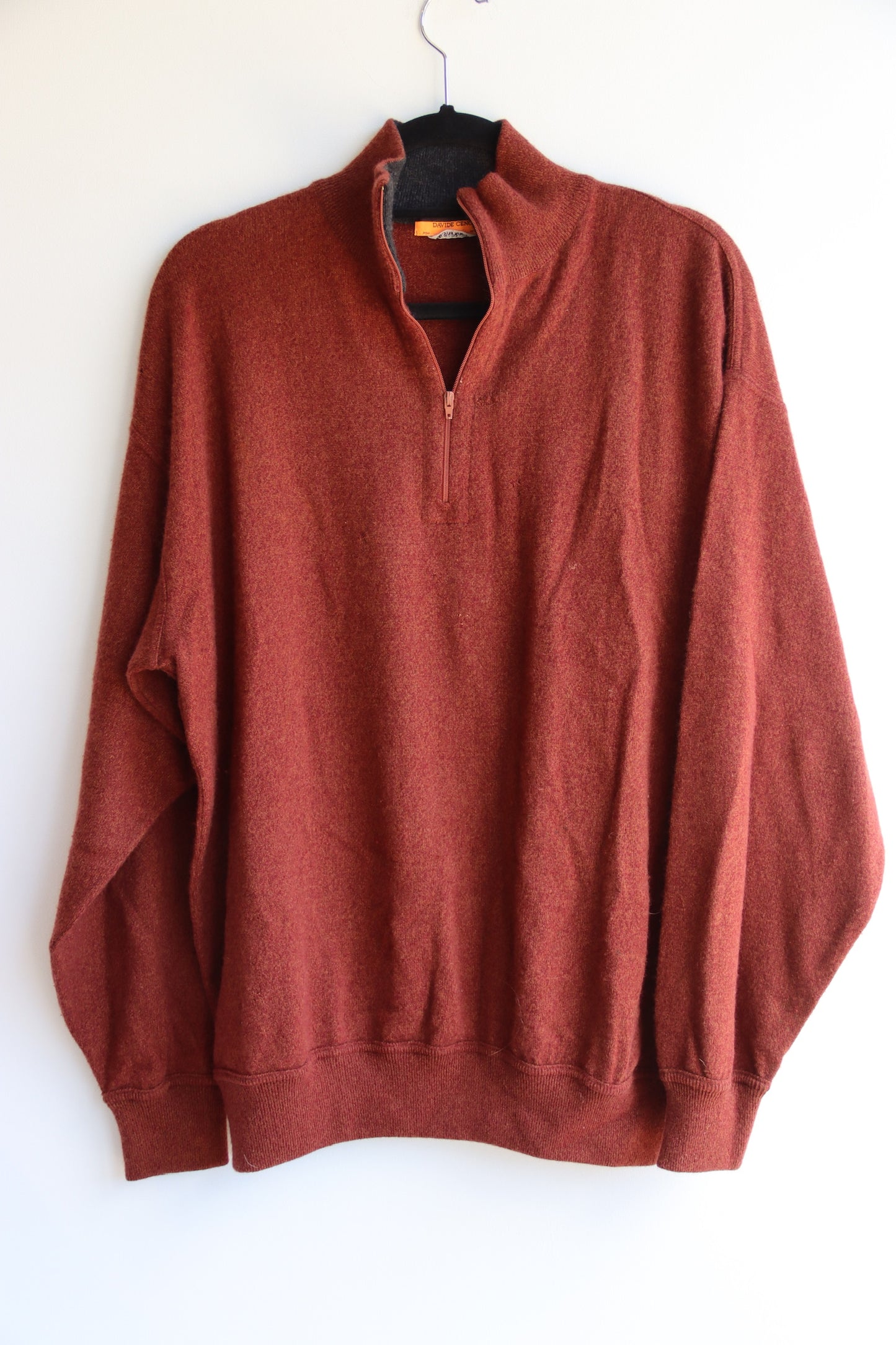 Davide Cenci Cashmere Zip Up Sweater