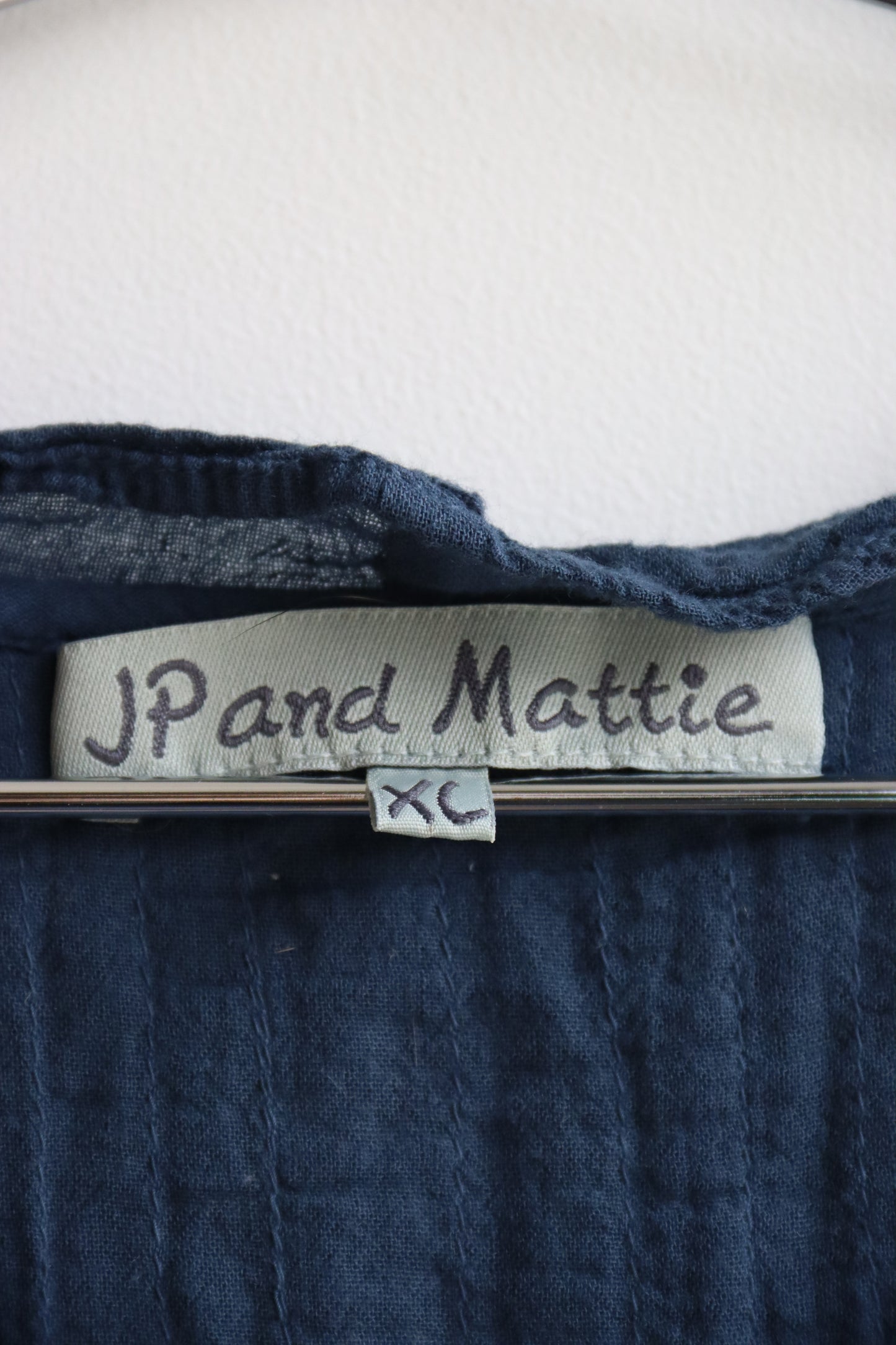 JP and Mattie Blue Tunic
