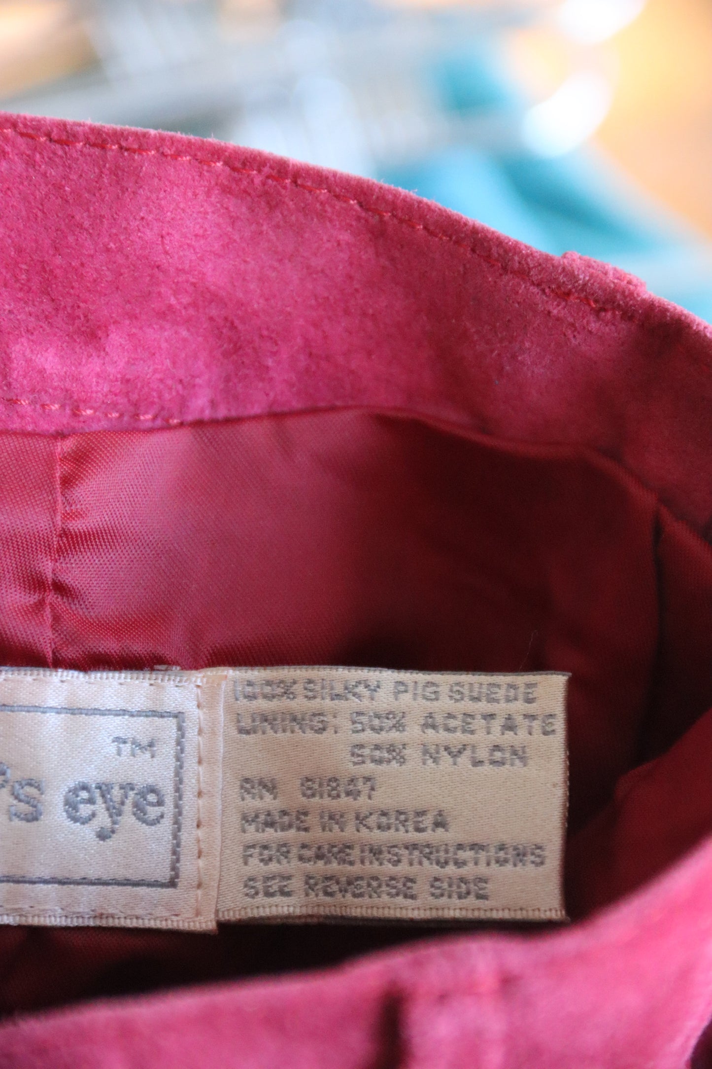 The Eagle’s Eye Red Leather Pants