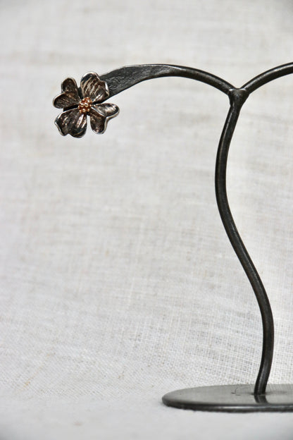 Dogwood Flower Stud Earrings