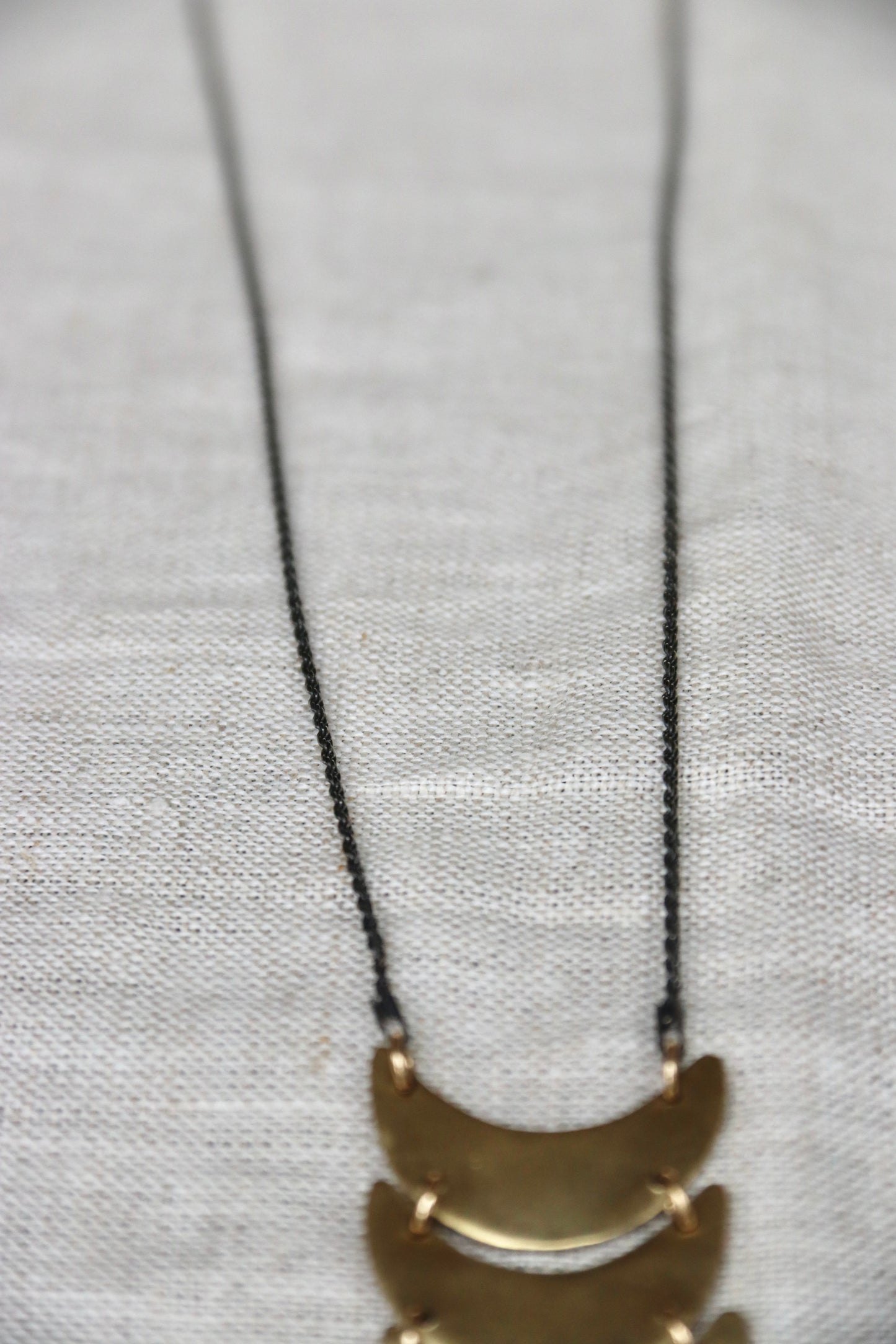 Marisa Mason Brass and Sterling Silver Necklace