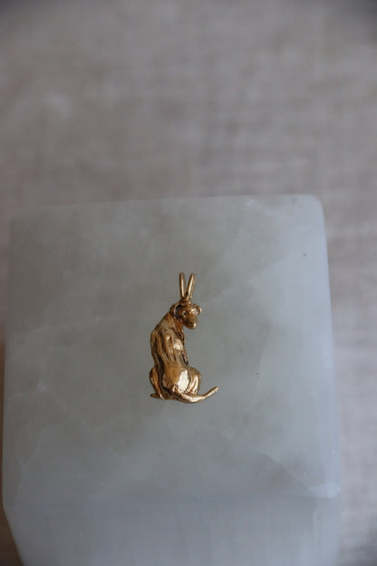 Dog Pendant - 14K