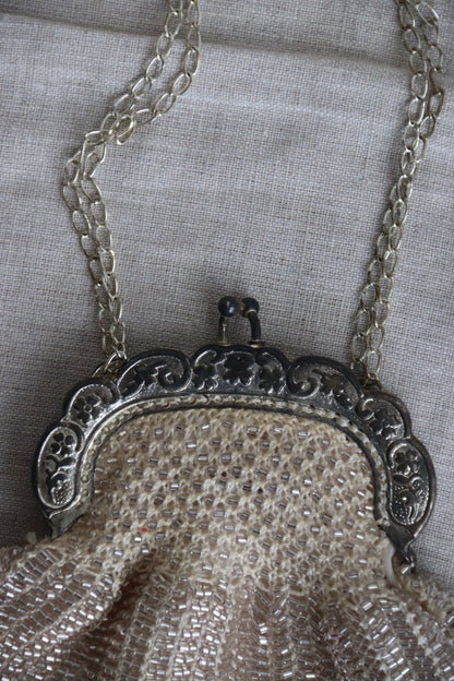 Vintage Beaded Coin Purse - as is