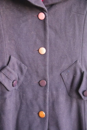 Gianfranco Rossi Purple Trench Coat