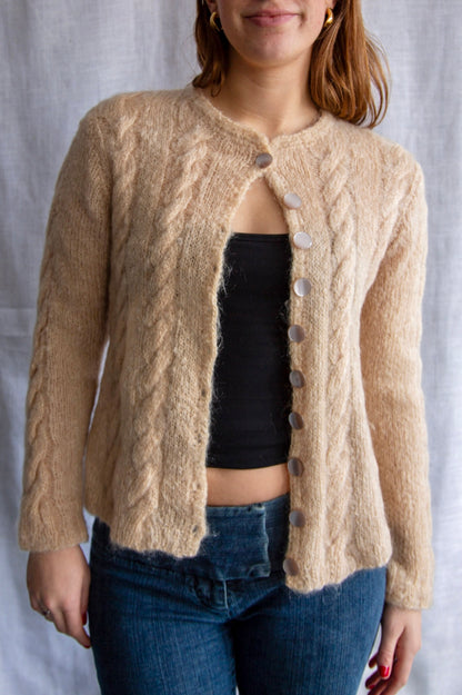 Vintage Mohair Button Down Sweater