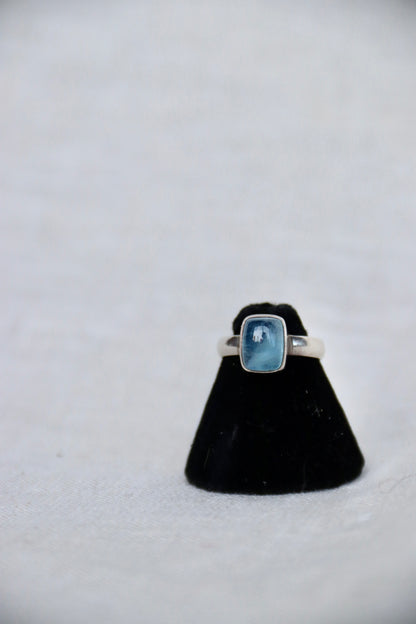 Sterling Silver Aquamarine Ring