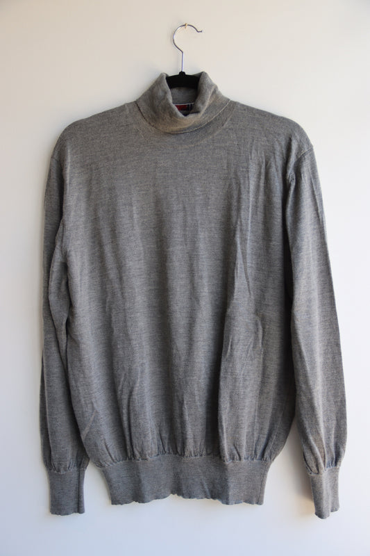 Avon Celli for Davide Cenci Grey Cashmere Turtleneck Sweater