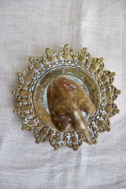 Brass Bird Ring Dish