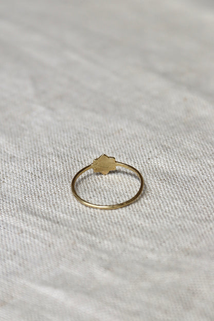 Marisa Mason Solar Ring - gold and turquoise