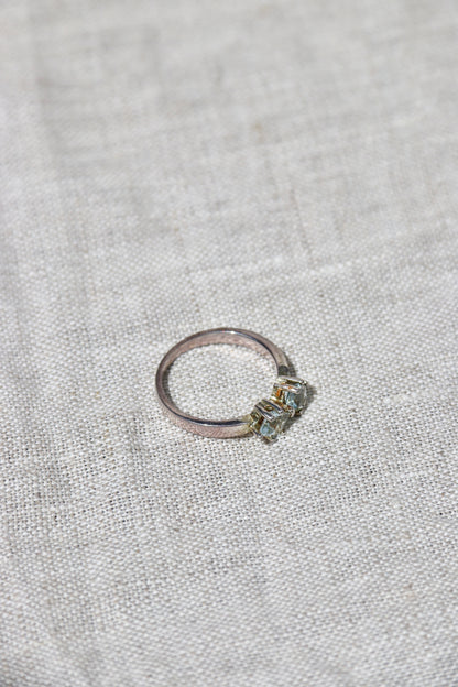 Sterling Silver Aquamarine Ring