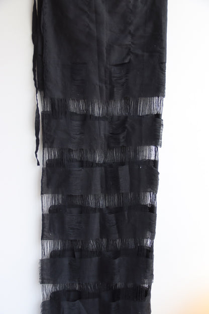 Black Wrap Skirt