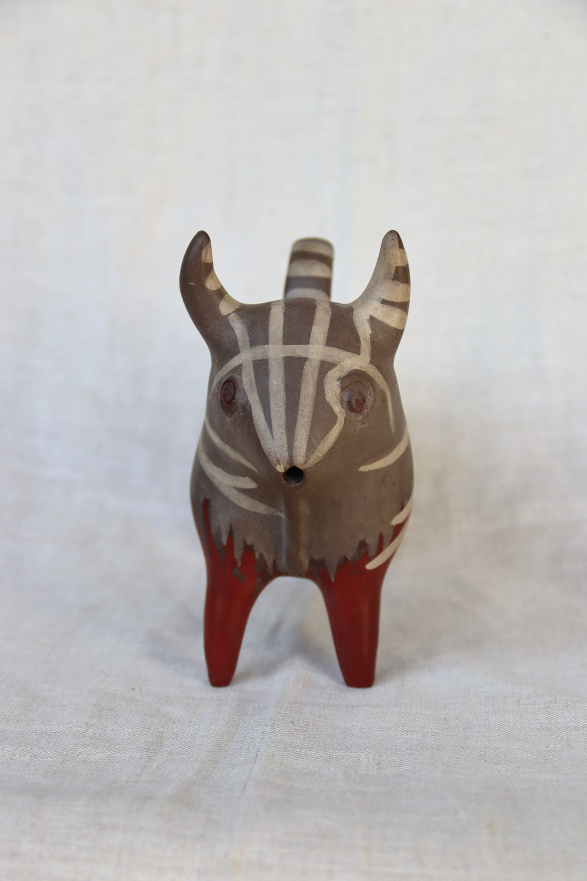 Vintage Cyprus Base Ring Bull Vessel Replica