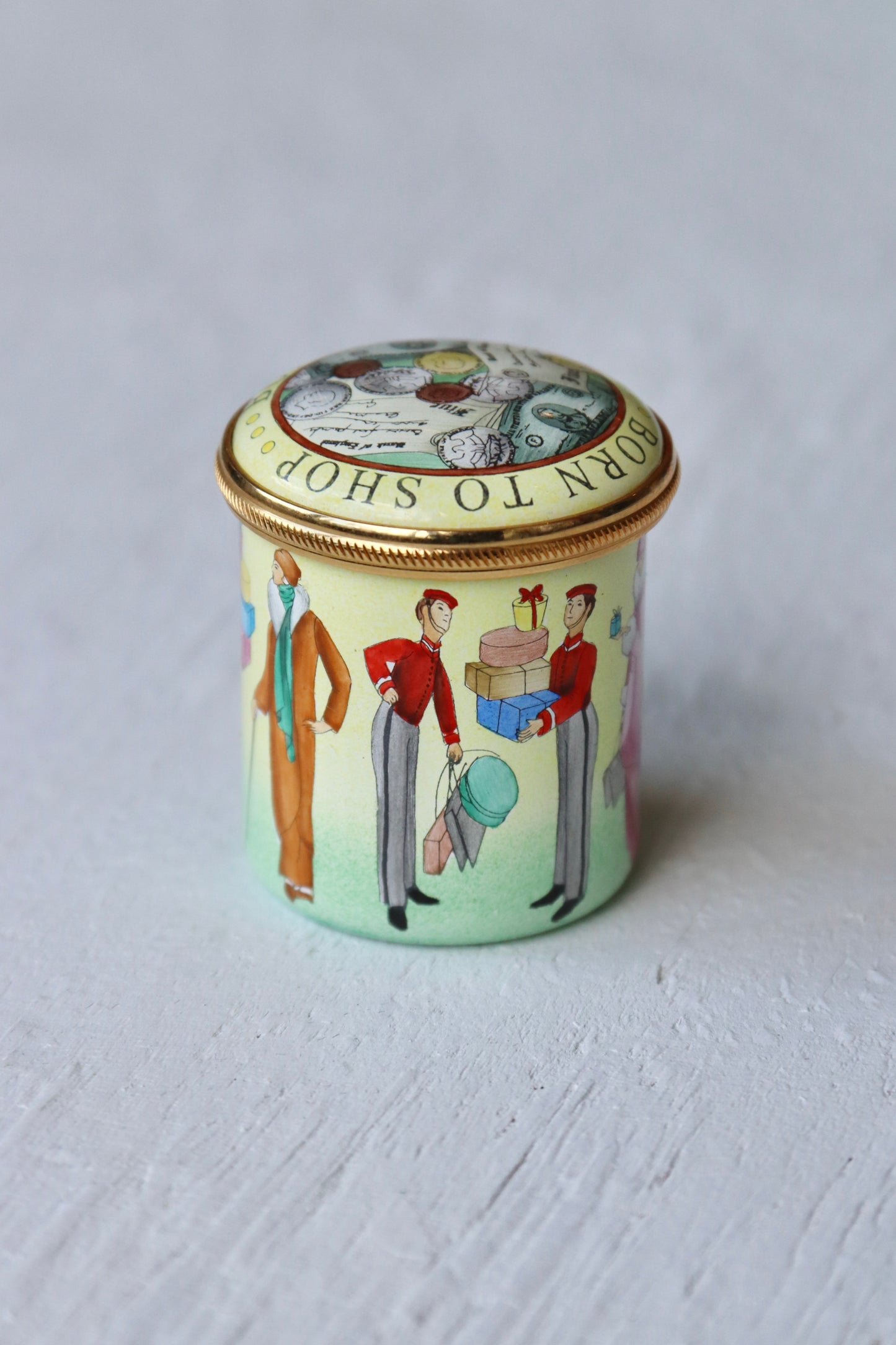 Born to Shop Marshall Enamel Box